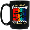 Love To Fly, In Case Of Emergency Hang Gliding Is In My Blood Type Black Mug