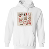 Love Design, Love Text, Valentine Design, Best Valentine Gift, Valentine's Day, Trendy Valentine Pullover Hoodie