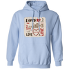 Love Design, Love Text, Valentine Design, Best Valentine Gift, Valentine's Day, Trendy Valentine Pullover Hoodie