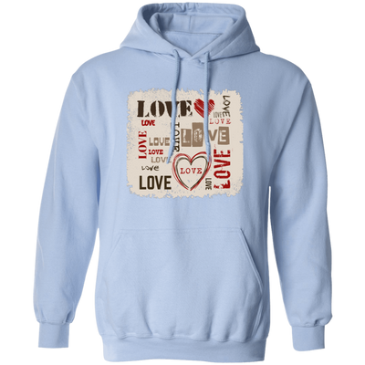 Love Design, Love Text, Valentine Design, Best Valentine Gift, Valentine's Day, Trendy Valentine Pullover Hoodie