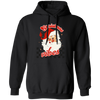 Christmas Vibes, Groovy Xmas, Cute Santa, Santa Face, Merry Christmas, Trendy Christmas Pullover Hoodie