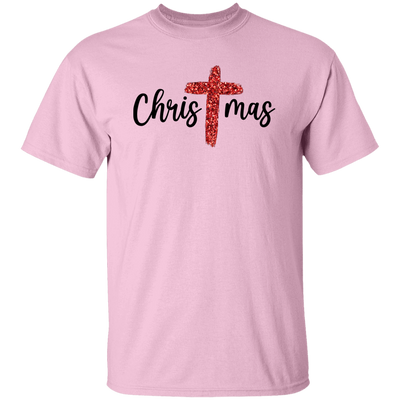 Red Glitter Christmas, Red Christian, Pastor Gift, Merry Christmas, Trendy Chrismas Unisex T-Shirt