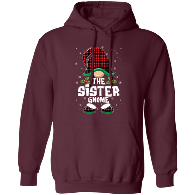 The Sister Gnome Present For Family, Xmas Cute Gnome Lover Pullover Hoodie