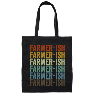 Love Farmer, Farming Lover Gift, Retro Farm Love, Farm Vintage Style Canvas Tote Bag