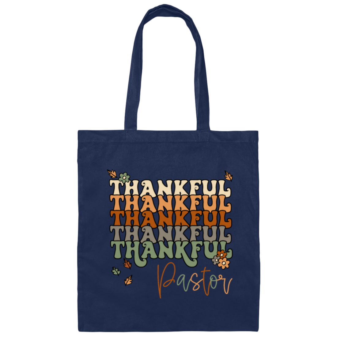 Thankful Pastor Retro Pastor Lover Vintage Thankful Canvas Tote Bag