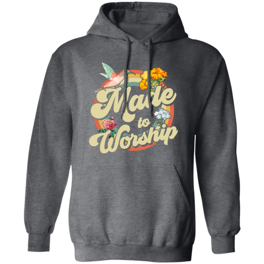 Made To Worship, Women Christian Religious, Believe In Christ Pullover Hoodie