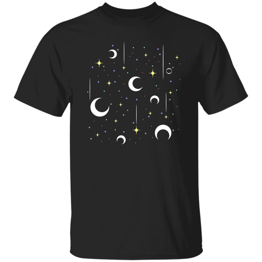 Sky With Full Of Moon And Stars, Full Stars Sky Unisex T-Shirt