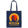 Bitcoin - Sunset - IN CRYPTO WE TRUST Canvas Tote Bag