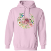 Hummingbird With Flower, Love Hummingbird, Beautiful Flowers Pullover Hoodie