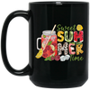 Sweet Summer Time, Summer Vacation, Fresh Summer Black Mug