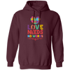 Love Needs No Words, Love Puzzle, My Love Pullover Hoodie