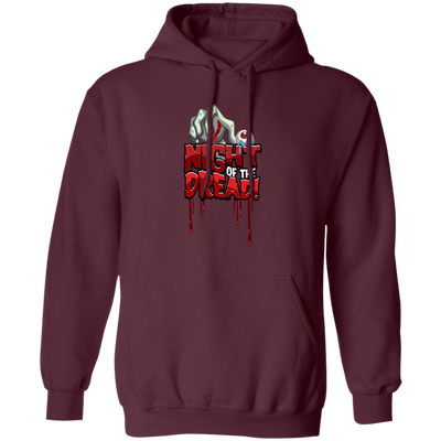 Night Of The Dread, Death Hand, Dead Eye, Horror Nights Pullover Hoodie