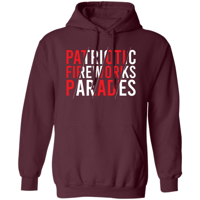 Patriotic Fireworks Parades, July 4th, America Lover Pullover Hoodie