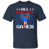 All American Gamer, America Gaming, American Flag Unisex T-Shirt