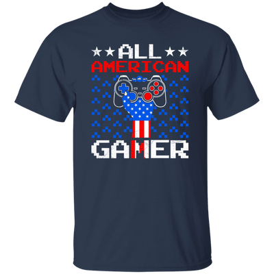 All American Gamer, America Gaming, American Flag Unisex T-Shirt