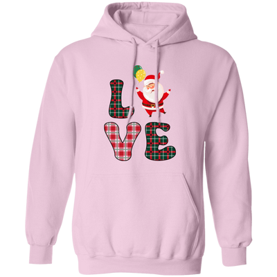 Love Santa, Love Christmas, Caro Christmas Pullover Hoodie