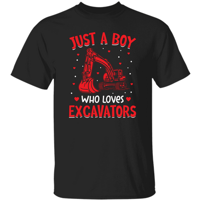 Just A Boy Who Loves Excavator, Best Exccavator Ever Unisex T-Shirt