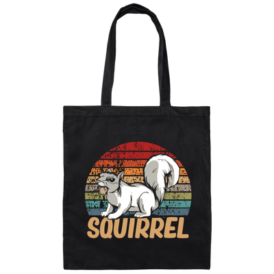 Vintage Squirrel Gift, Retro Squirrel, Best Of Squirrel Retro Style Canvas Tote Bag