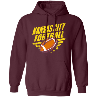 Kansas City Football, Football Lover, American Football, Baseball Gift Pullover Hoodie