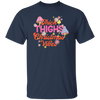 Thick Thighs Christmas Vibes, Groovy Christmas, Mushroom Lover Unisex T-Shirt