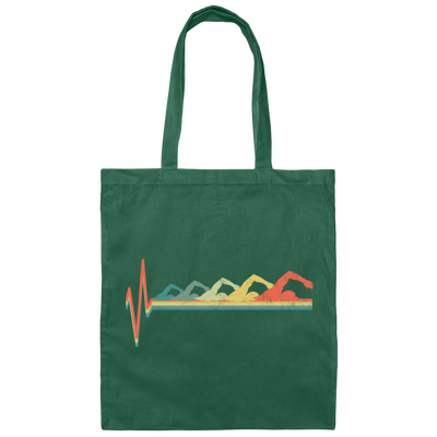 Design For Beach Lover Evolution Swimmer Summer Time Canvas Tote Bag
