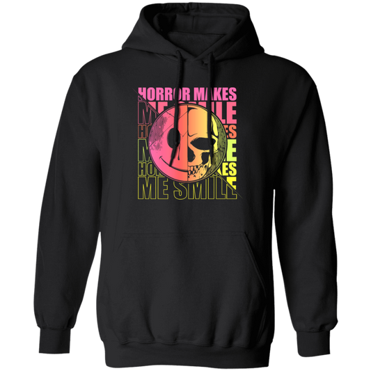 Horror Film, Festival Halloween, Zombie Fan Gift, Neon Style Pullover Hoodie