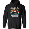 Retro Panda, I Hate Morning People, And Mornings, And People, Hate Go For Job Pullover Hoodie