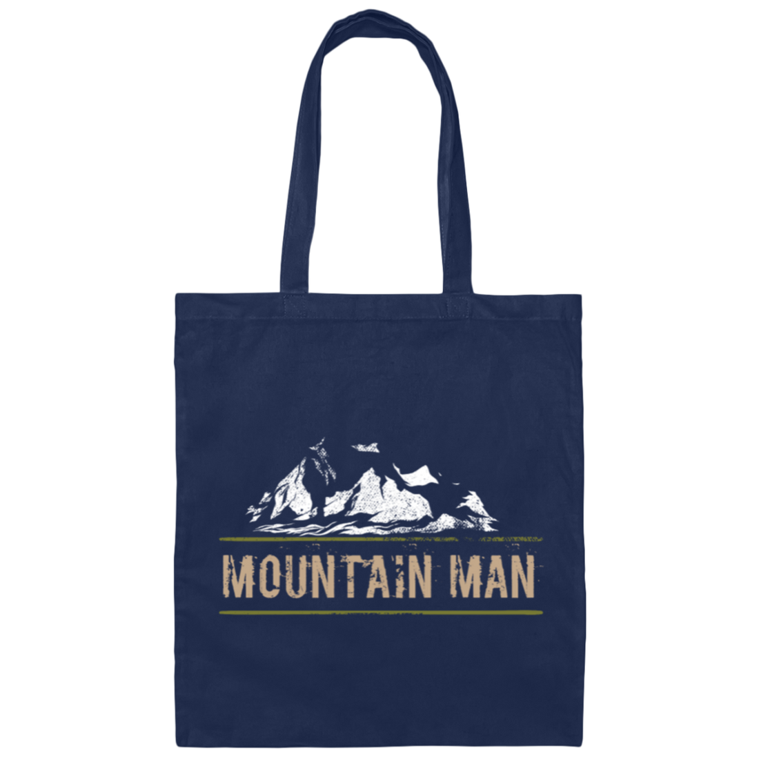 Mountain Man Mountaineer Outdoors Nature Lover Canvas Tote Bag