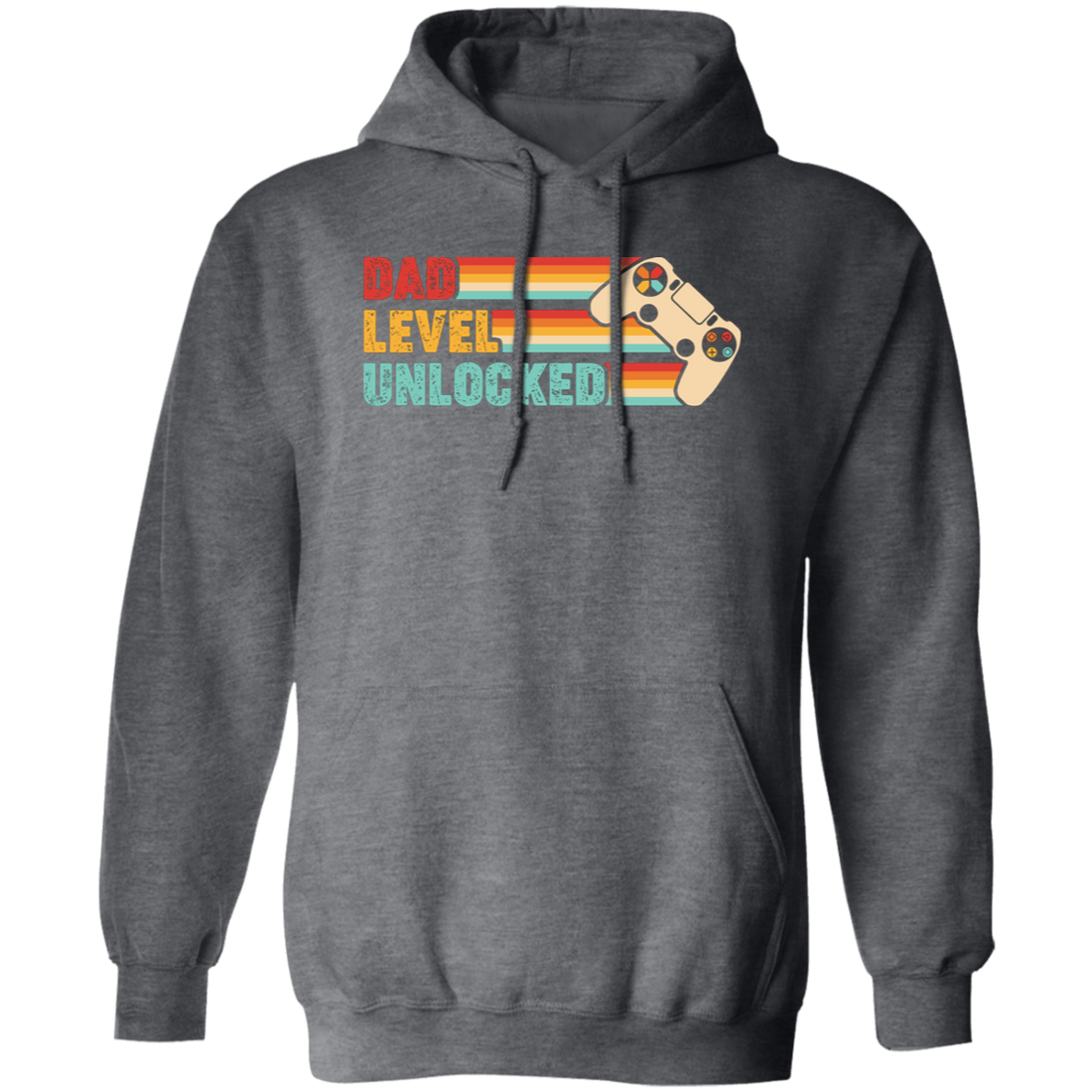 Dad Level Unlocked, Retro Dad Gifts, Video Games Player, Father's Day Gifts Pullover Hoodie