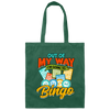 Out Of My Way I Am Going To Bingo, Retro Bingo Gift Canvas Tote Bag