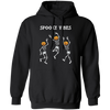 Dancing Skeleton, Spooky Vibes, Happy Halloween Pullover Hoodie