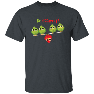 Cute Bird Gift, Funny Bird, Be Different, Different Bird, Be Yourself Unisex T-Shirt