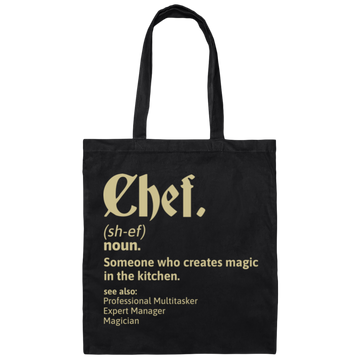 Chef Wikipedia, Someone Who Creates Magic In The Kitchen Canvas Tote Bag