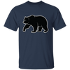 Bear Silhouette, Friendly Bear, Animal Silhouette Unisex T-Shirt