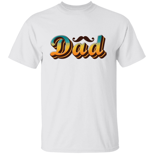 Retro Gift For Dad, With Black Beard, Father's Day Gift Unisex T-Shirt