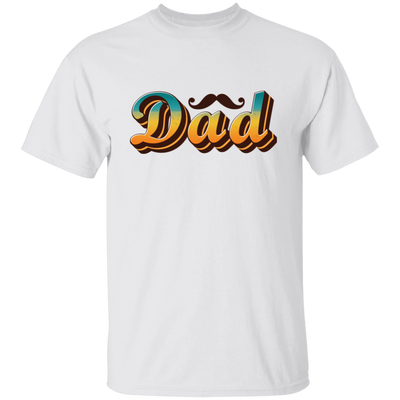 Retro Gift For Dad, With Black Beard, Father's Day Gift Unisex T-Shirt