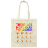 Love Lgbt, Pride Them, There Are More Than Two Genders, Lgbt Gift Canvas Tote Bag