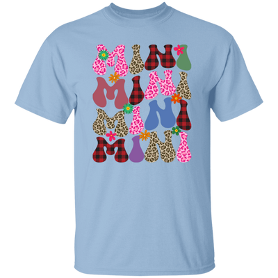 Mini Gift, Love My Mini, Mini Gift, Leopard Pattern, Plaid Pattern Unisex T-Shirt