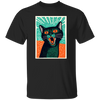 Meowing Love Gift, Cat In Retro Style, Lovely Cat, Funny Cat Poster Unisex T-Shirt