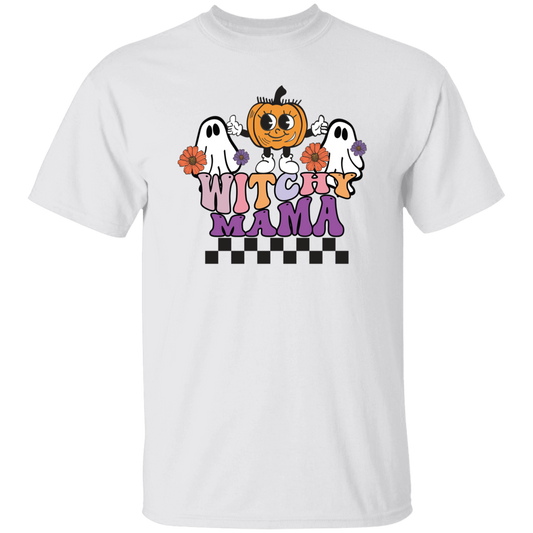 Witchy Mama, Pumpkin And Boos, Spooky Halloween Unisex T-Shirt