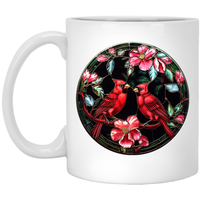 Raven Bird, Red Bird, Raven Claw, Gothic Raven White Mug