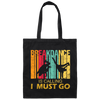 Breakdance Is Calling Funny Retro Vintage Gift Canvas Tote Bag