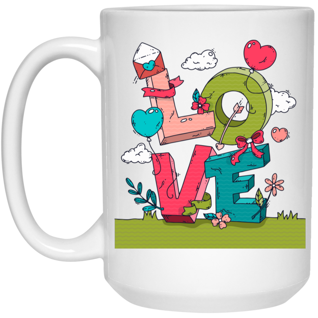 Love Valentine, Love Text, Best Love, Best Valentine White Mug