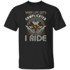 When Life Gets Complicated, I Ride, Retro Rider Unisex T-Shirt