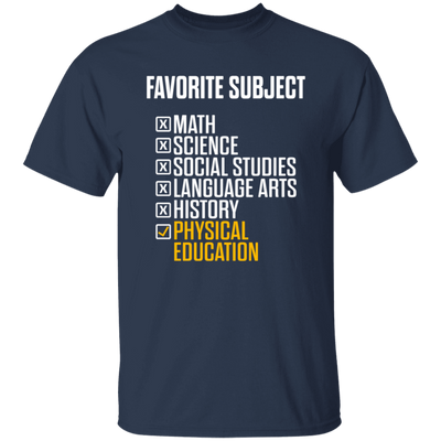 Physical Education, PE Teacher, Favorite Subject, Love PE Subject Unisex T-Shirt