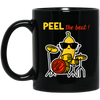 Love Cute Banana, Peel The Beat Cute Banana Drummer Black Mug