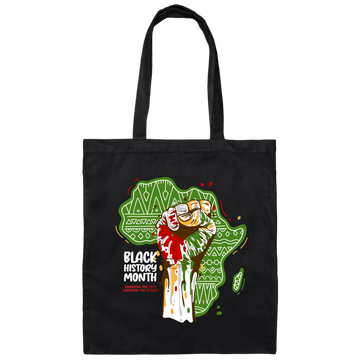 Black History Month Honoring The Past Inspiring The Future Canvas Tote Bag