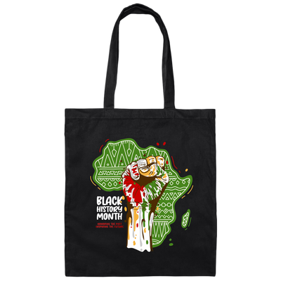 Black History Month Honoring The Past Inspiring The Future Canvas Tote Bag
