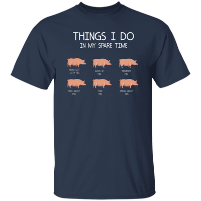 Things I Do In My Spare Time, Love Pig Unisex T-Shirt