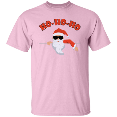 Ho Ho Ho, Funny Santa Claus, Cool Santa, Santa Jump To The House, Merry Christmas, Trendy Christmas Unisex T-Shirt